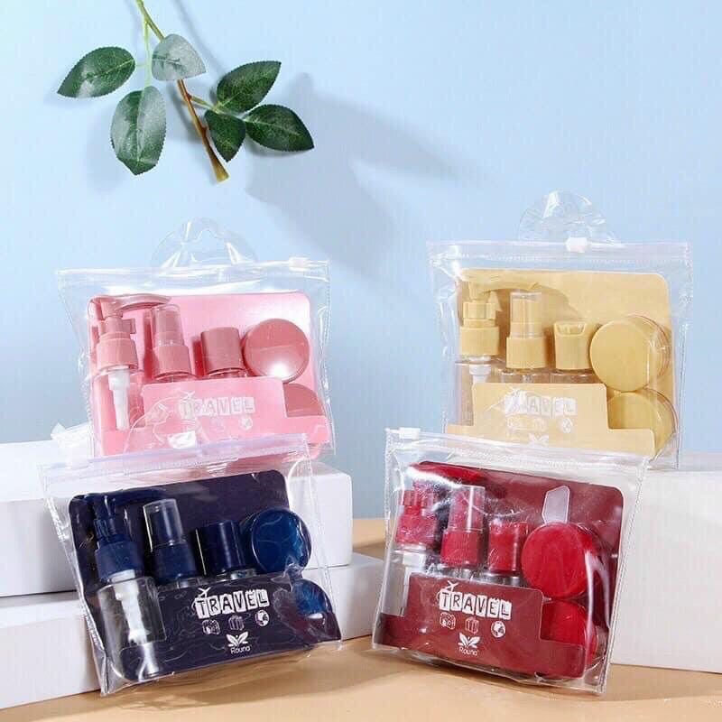 Bộ Chiết Mỹ Phẩm Du Lịch 6 Món Tiện Lợi