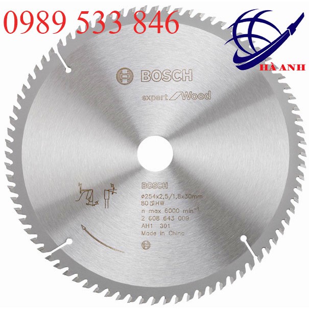 Lưỡi cưa gỗ 40 răng Bosch 2608643024 305x30mm