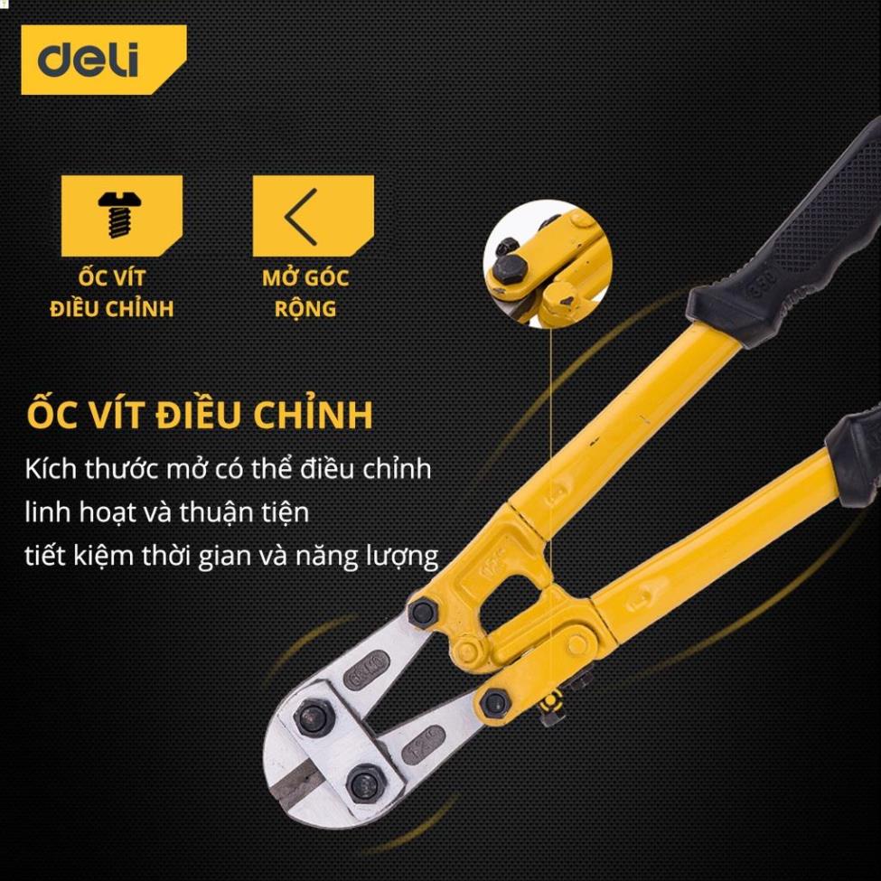 Kìm Cắt Dây Điện Đa Năng Deli - Chất Liệu Thép Cao Cấp, Tay Cầm Chống Trơn Trượt - Sử Dụng Nhiều Mục Đích - DL2687 .