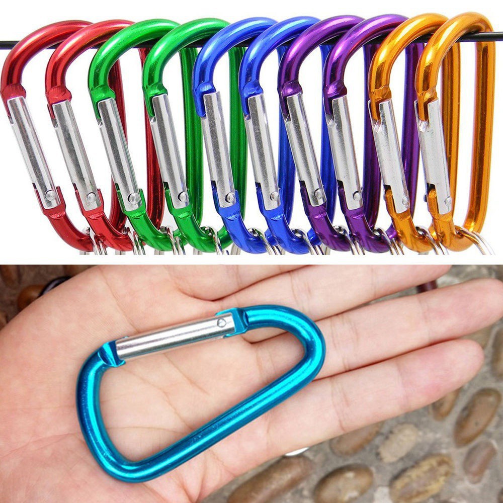 5 Móc Khóa Bằng Nhôm Hình Chữ D