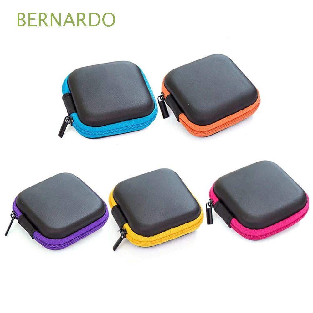 Túi đựng tai nghe/ cáp sạc USB mini chống rơi nhiều màu sắc