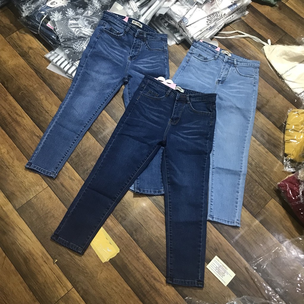 [Mã WASTCOOL giảm 15% tối đa 50K đơn 99K] HÌNH THẬT BÊN TRONG = QUẦN JEAN NỮ 9 TẤC PHONG CÁCH DƯƠNG MỊCH 0101