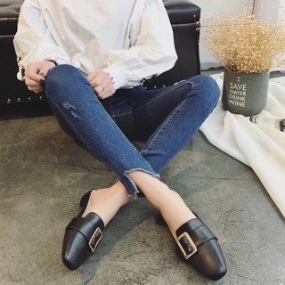 Sục nữ mũi vuông đế 3cm (ảnh thật)