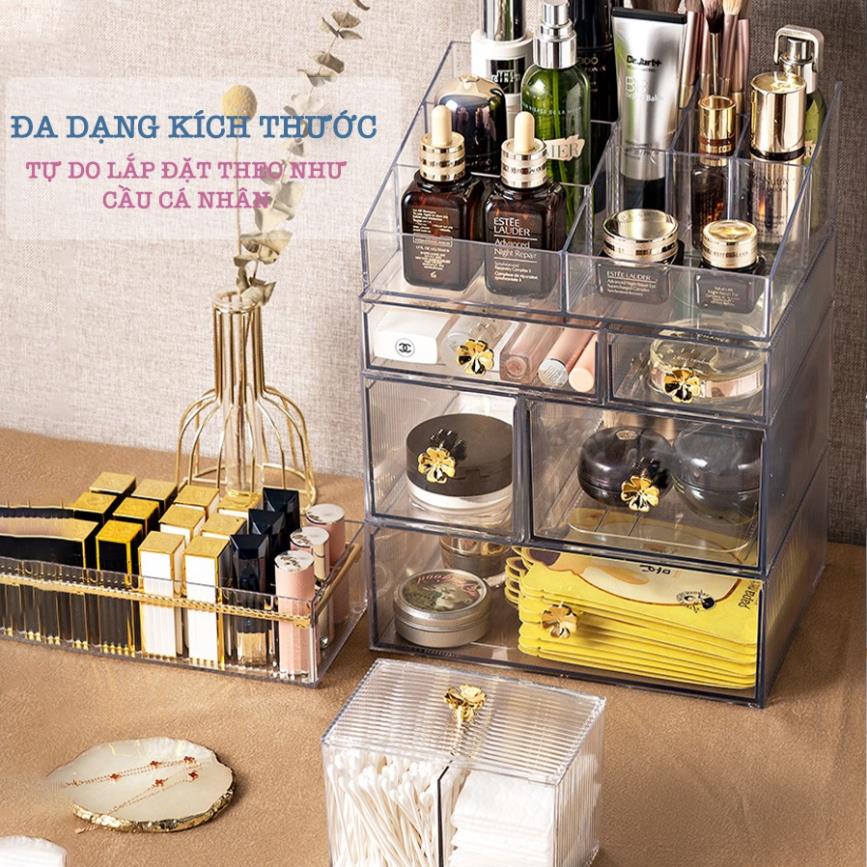 Kệ Đựng Mĩ Phẩm, Bông Tẩy Trang, Trang Sức Enoda Home Cao Cấp R001