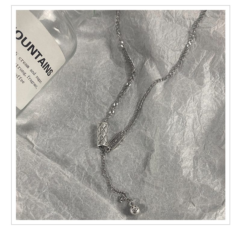 Dây Chuyền Thép Titan Mặt Hình Mặt Cười Thời Trang Thu Đông Dành Cho Nữ 22764