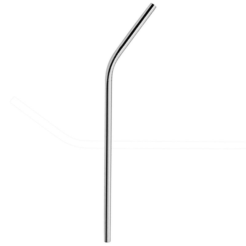 3 Pcs Stainless Steel Metal Drinking Straw Straws + 1 Cleaner Brush