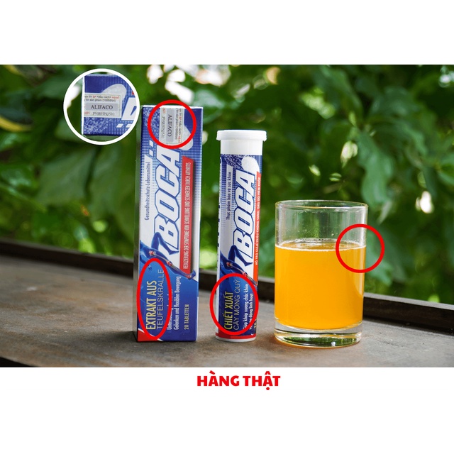 Viên sủi Boca - Hỗ trợ xương khớp 20 viên
