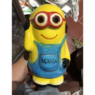 Lợn đất tiết kiệm hình MINION ( lợn sứ Bát Tràng)