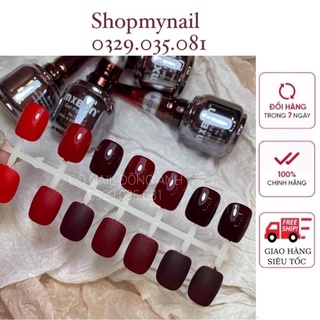 Sơn gel Mxbon chính hãng tone đỏ 6 màu lẻ chai