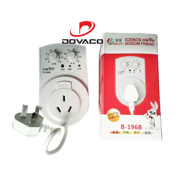 Ổ cắm hẹn giờ bật tắt luân phiên B-196B từ 5 phút đến 140 phút