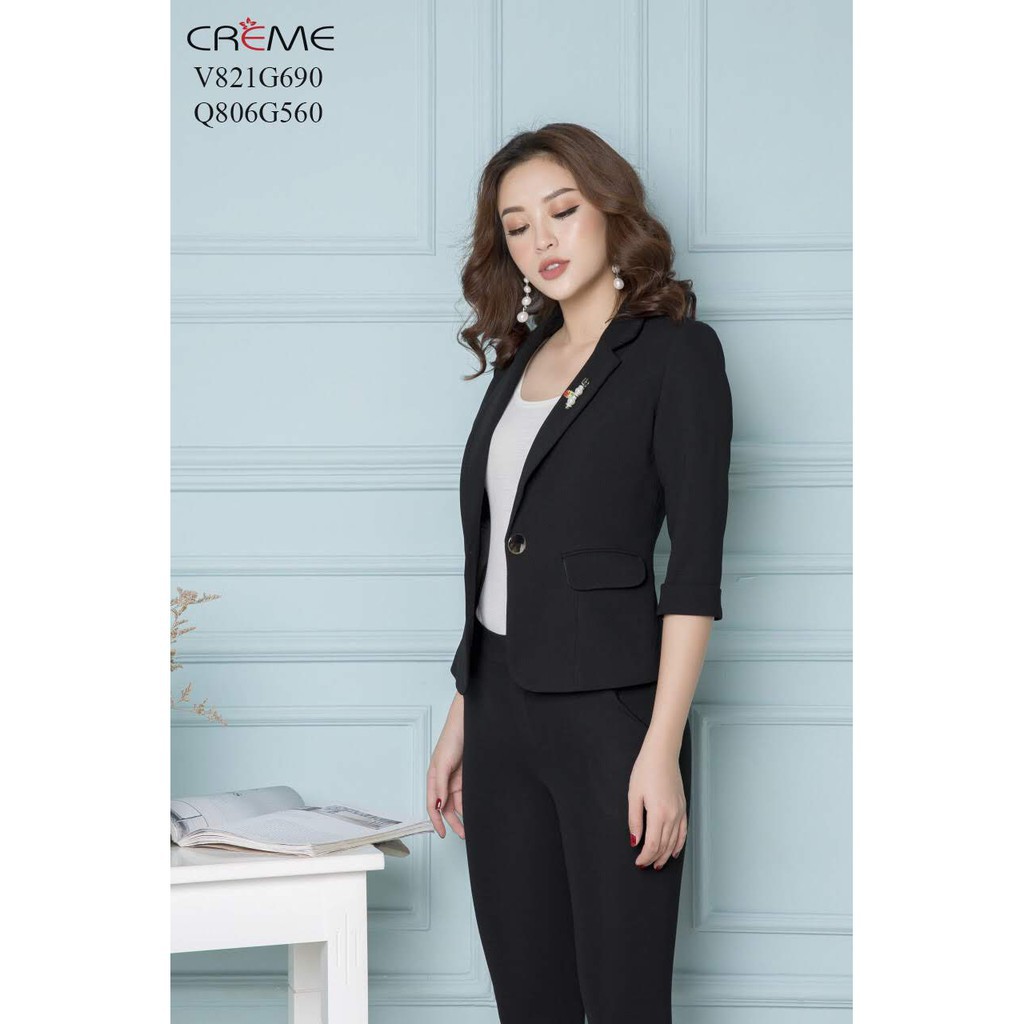 [Mã FAMALLT5 giảm 15% đơn 150k] Áo vest nữ 1 lớp tay lỡ Creme V821 | CREME | BigBuy360 - bigbuy360.vn