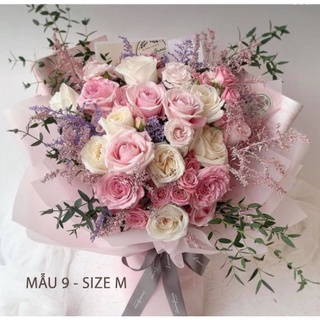Hoa Tươi 20/10 Bó Hoa Hồng Nhập Khẩu ❤️ Chỉ Ship Nội Thành Hà Nội❤️ Tone Pink Light Rose