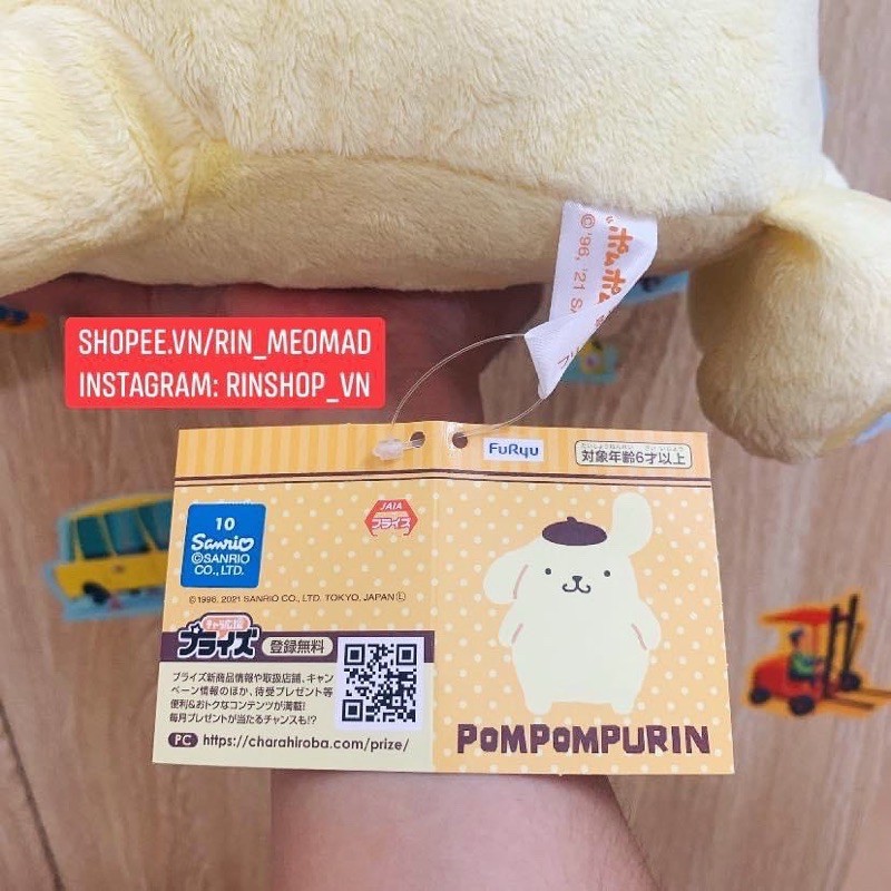 [TOREBA] Thú bông Pompompurin Kororin Nesoberi BIG Plush