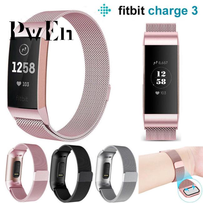 Dây đeo thay thế bằng thép không gỉ cho Fitbit Charge 3