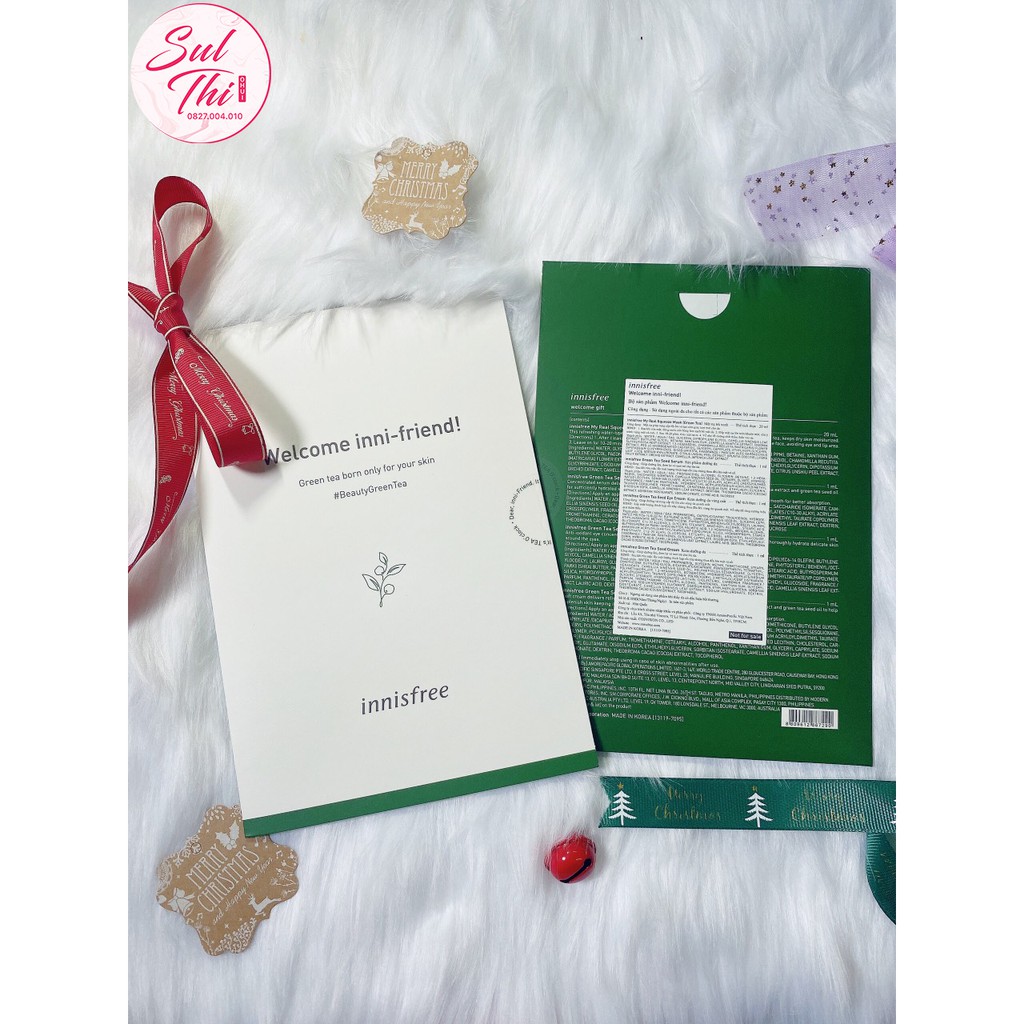 Bộ dùng thử sample Trà xanh Innisfree Green Tea Friend