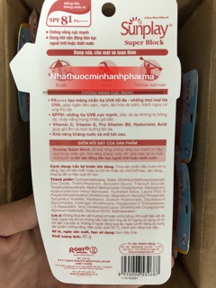 Kem chống nắng Sunplay SPF81