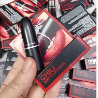 SON MAC MÀU CHILLI MINISIZE = 2/3 FULLSIZE (có hộp giấy)