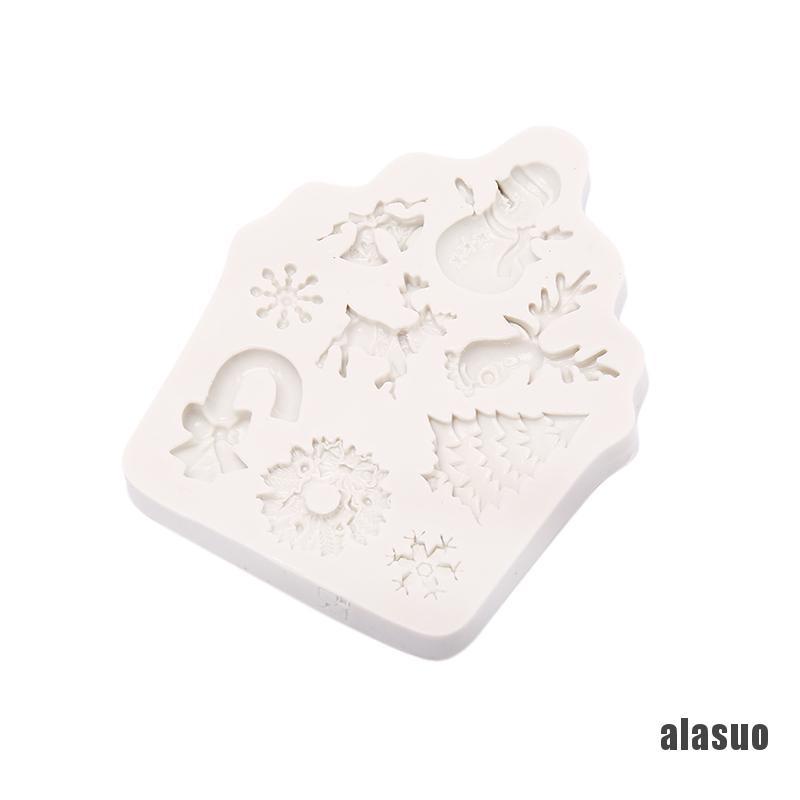 Khuôn Làm Bánh Chất Liệu Silicone Tự Làm Hình Quả Thông / Người Tuyết /