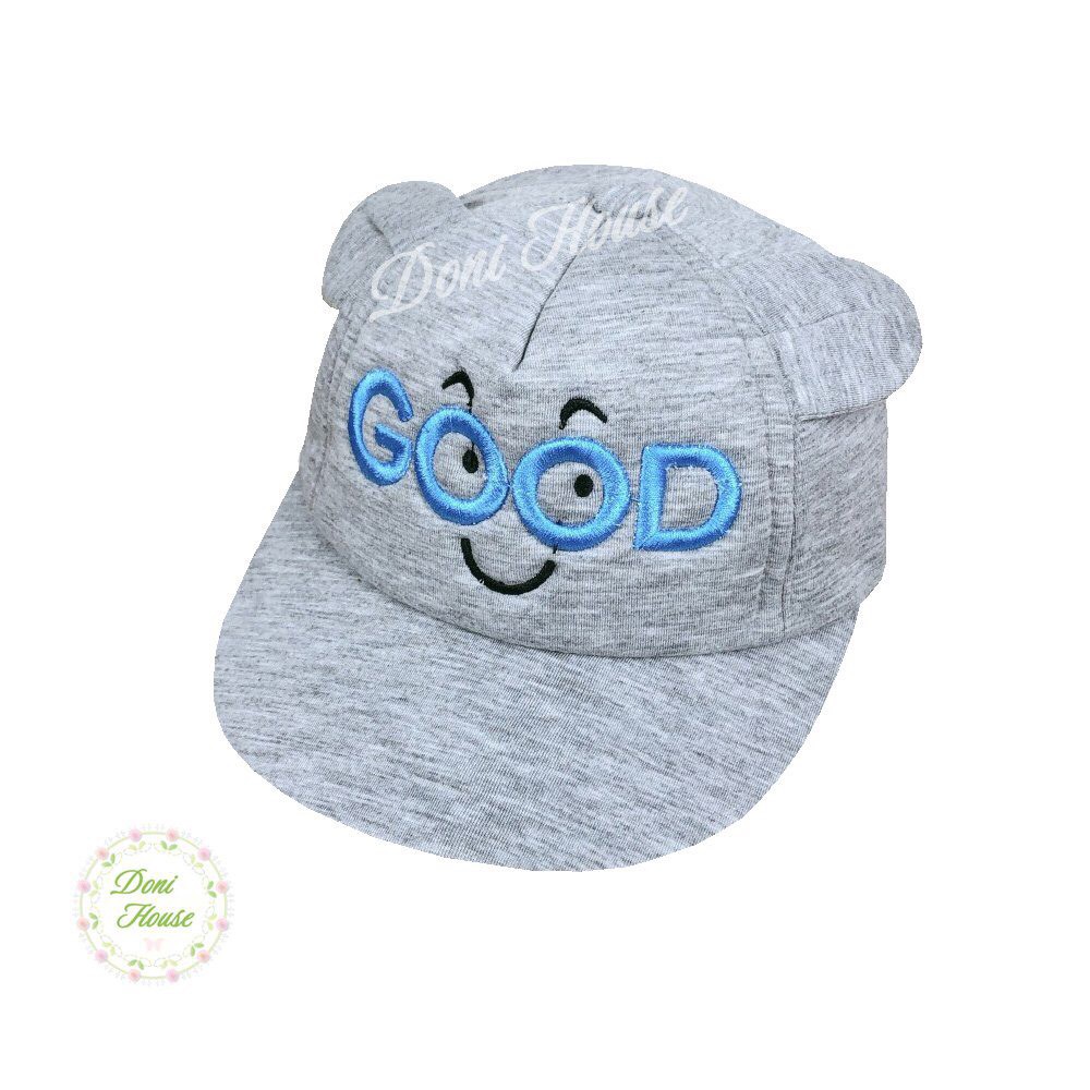 [Bé 1-3 tuổi] Nón Kết Mũ Lưỡi Trai Từ 1 2 3 Tuổi Vòng Đầu 49cm Thêu Chữ Good Cho Bé Trai Bé Gái Dễ Thương - Doni House