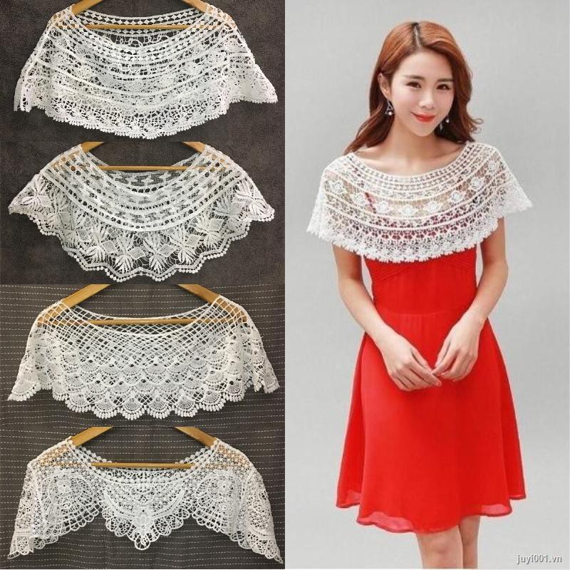Áo Khoác Ren Lửng Thời Trang Phong Cách Hàn Quốc Cho Nữ