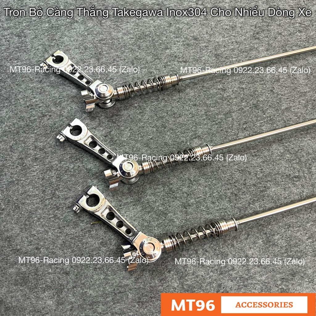 Càng Thắng Inox Takegawa Kèm Đũa Thắng Inox Cho Wave Dream Future Và Nhiều Xe Khác