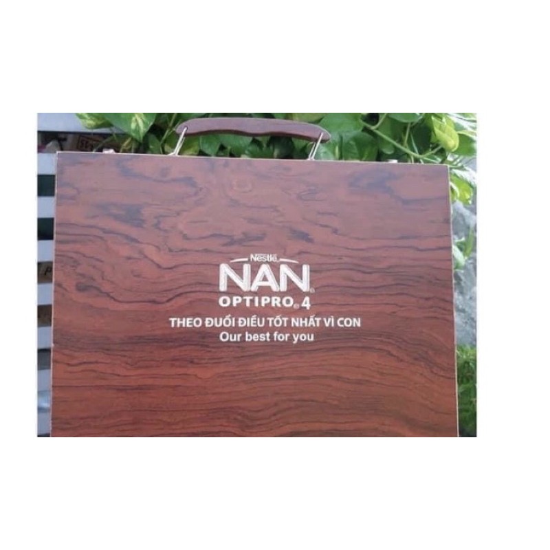 Bộ màu vẽ hộp gỗ Nan