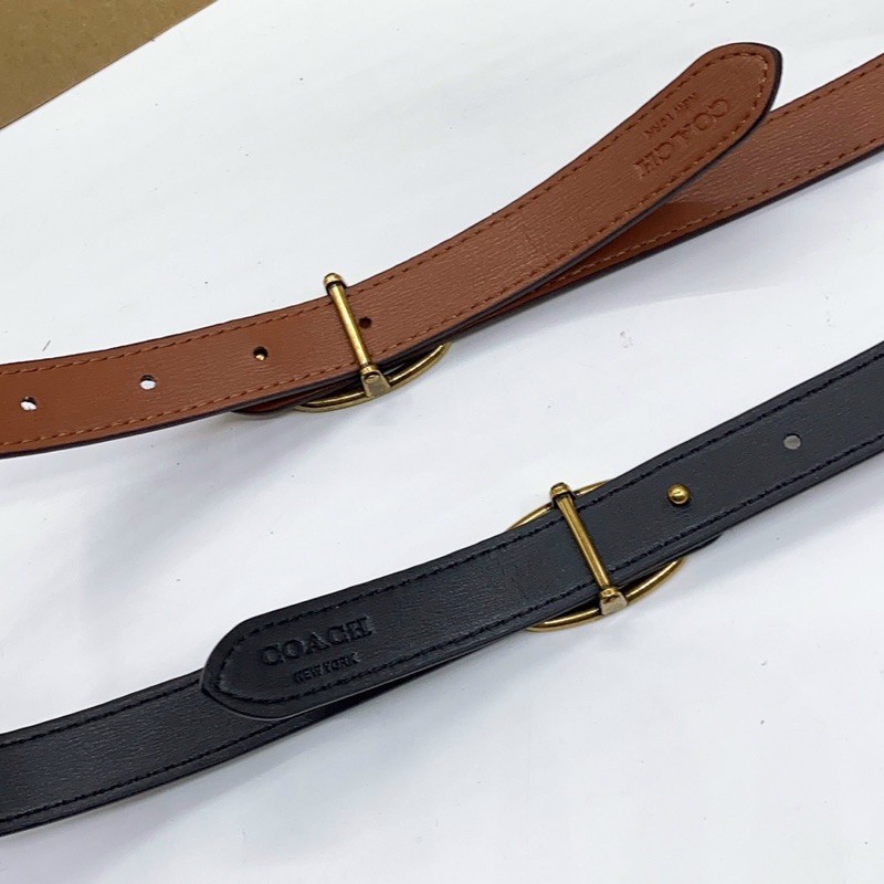 🆘RẺ NHẤT SHOPEE🆘 NỊT COACH DA THẬT LOGO NGỰA TO