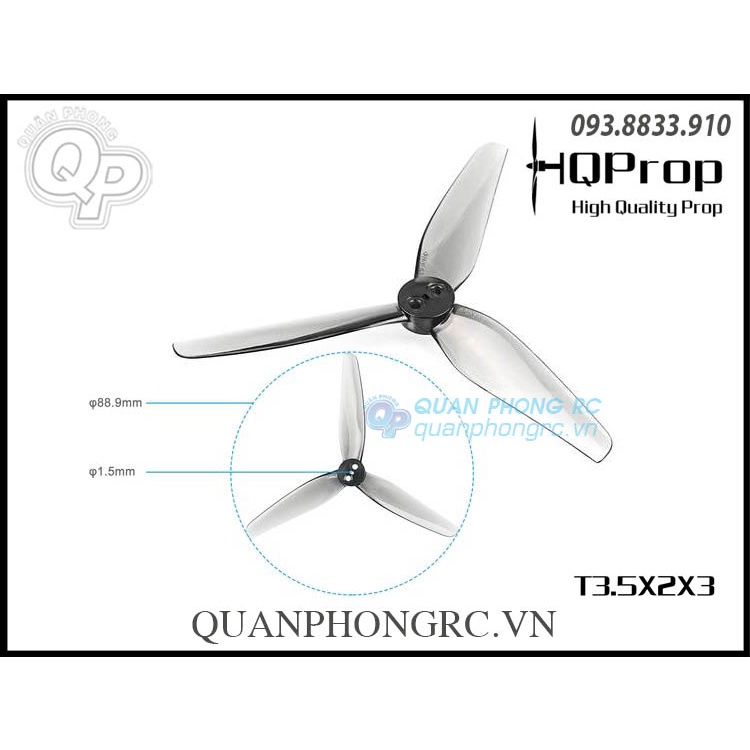 Cánh 3 Lá HQProp T3.5X2X3 (2 Cặp)