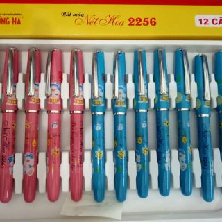 Bút máy nét hoa Hồng Hà 2256