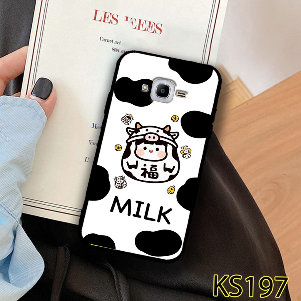 Ốp lưng Samsung J1-2016/J2-2016/J2 Core/J2 Pro/J2 Prime in hình bò sữa siêu đẹp,độc, lạ_KINGSTORE.HN_Ốp SS