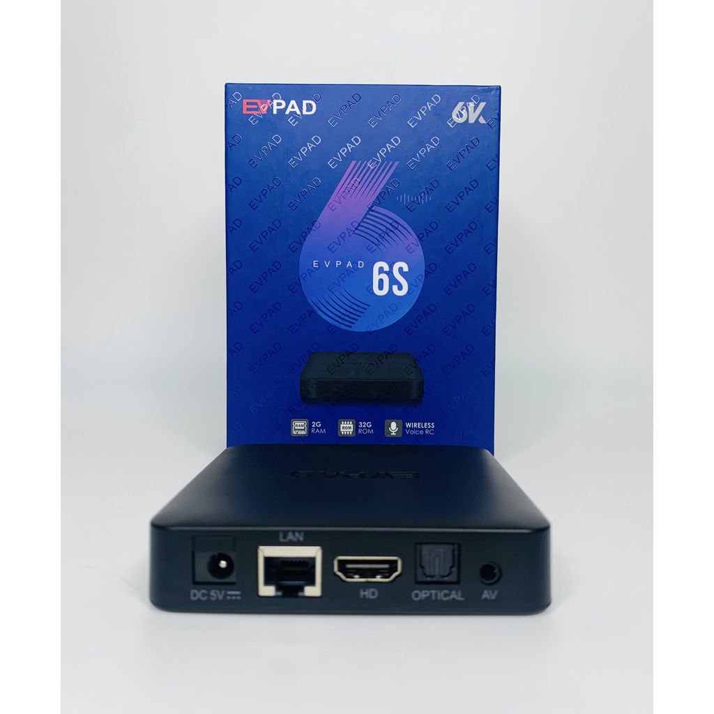 Tv Box Thông Minh Evpad 6S Mới Nhất 2021 Xem Thể Thao, Truyền Hình Quốc Tế Miễn Phí 1000 Kênh