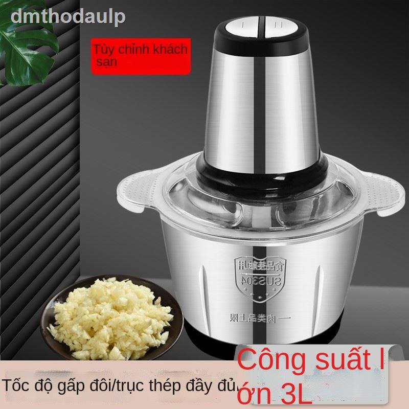 ﹉☽Đồ nghề bóc tỏi, máy xay giò chả tự động chạy điện, vỏ, dùng để cắt tỏi băm và gừng