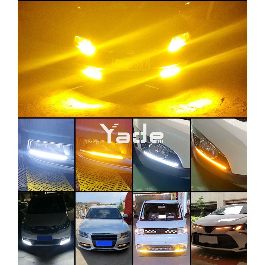 Bộ đèn Led Daylight kết hợp xi nhan đuổi kiểu Audi