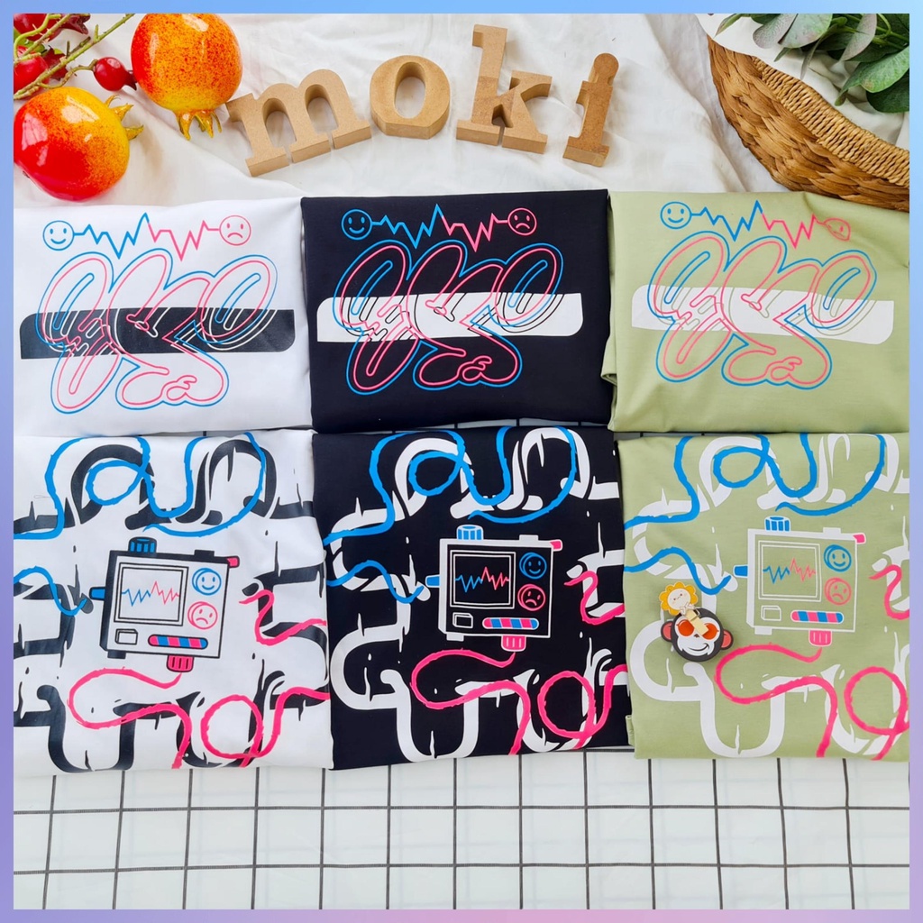 Áo thun Unisex tay lỡ form rộng cotton hàn Tee Shop. Áo phông nữ form rộng tay lỡ cotton co giãn, thoáng mát | BigBuy360 - bigbuy360.vn