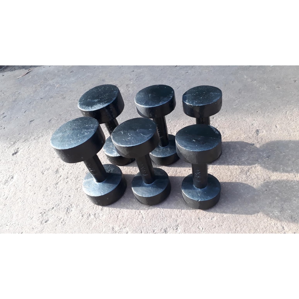 Cặp Tạ Tay Gang Đúc Nguyên Khối 8kg