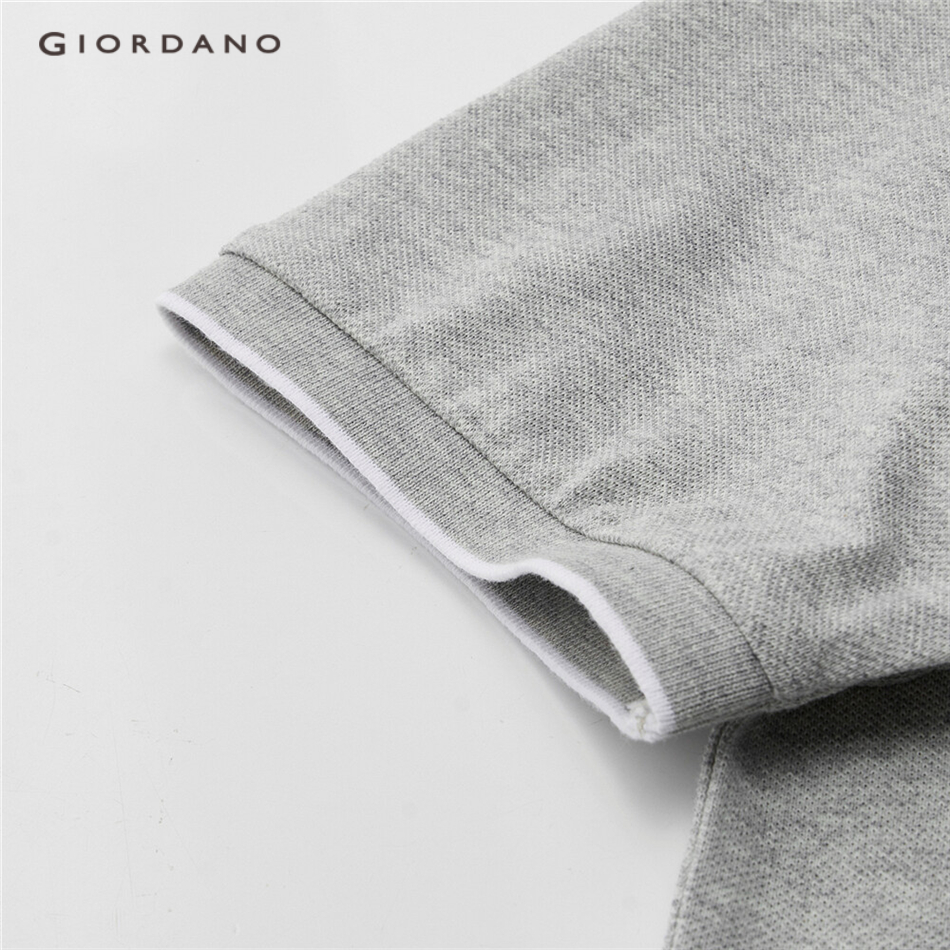 [ Mã 12FASHIONSALE1 giảm 10K đơn 50K ] Áo thun GIORDANO 13011022 polo tay ngắn dành cho nam  | BigBuy360 - bigbuy360.vn