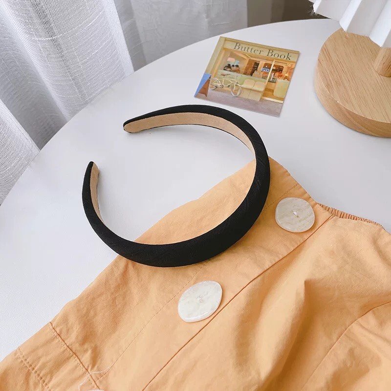 Bờm tóc, băng đô cài tóc tiểu thư chất xốp phồng phong cách Hàn Quốc cho nữ phụ kiện tóc