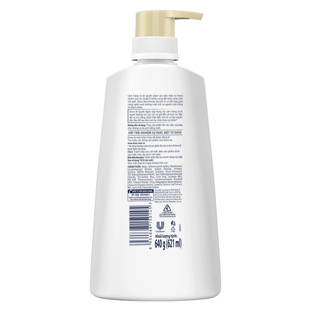 Dầu gội Dove Thiên nhiên 640gr | BigBuy360 - bigbuy360.vn
