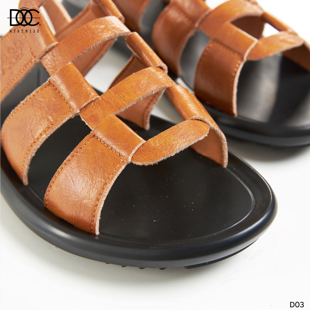 DÉP SANDAL DA QUAI CHÉO CAO CẤP - D03