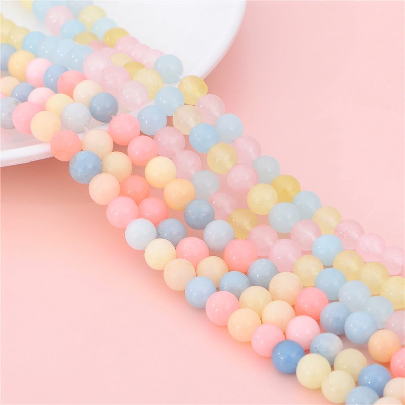 Chuỗi Hạt Morganite 8mm Nhiều Màu