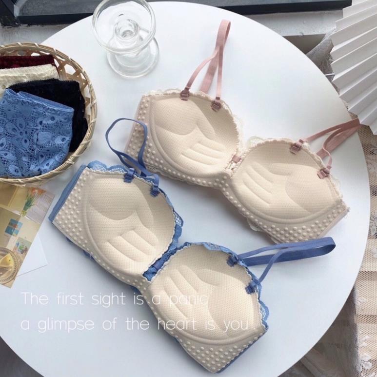 Áo Ngực Ren 2 Dây Trong 1, Áo Lót Nữ Kiểu Mới Ren Đẹp Tinh Tế 0779