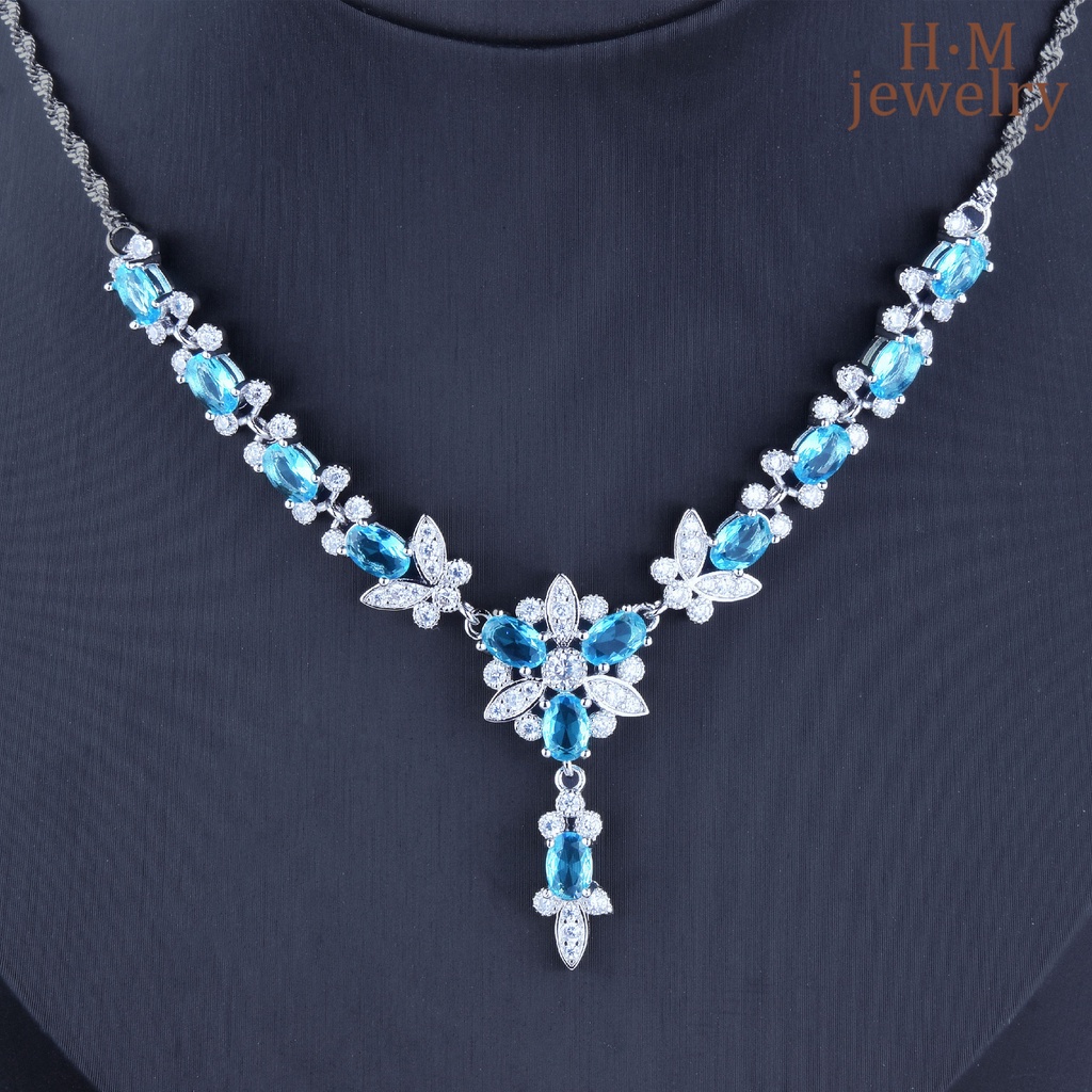 Vòng cổ Mặt Bướm Đính Đá Sang Trọng