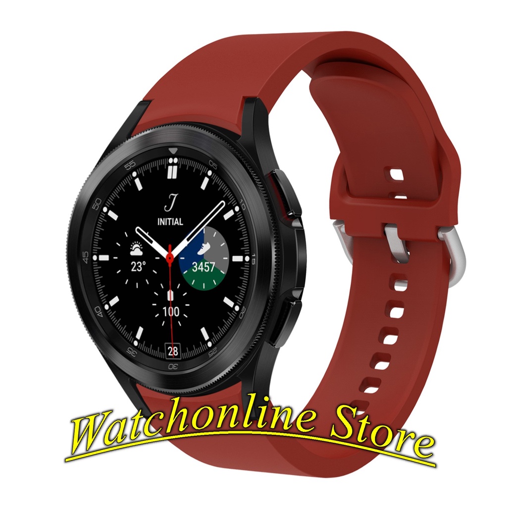 Dây đeo silicon mềm mại đồng hồ Samsung Galaxy Watch 4, Watch 4 Classic