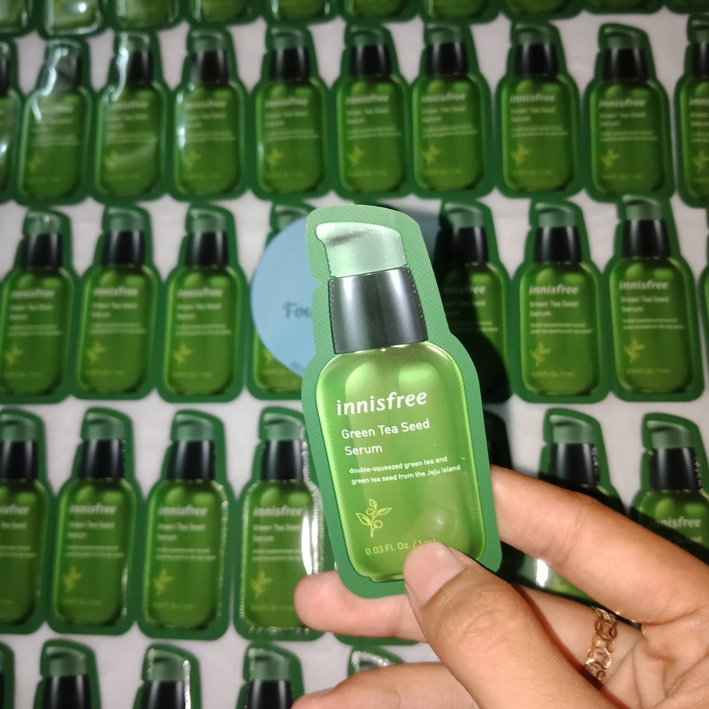 Tinh Chất Dưỡng Ẩm Sâu,Phục Hồi Da Sau Mụn Innisfree Gree Tea Seed Serum