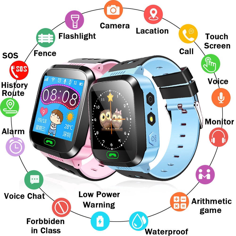 ❤ Q528 Kid Smart Watch Positioning Multi-language Photo Flashlight Phone Watch Ziyi
