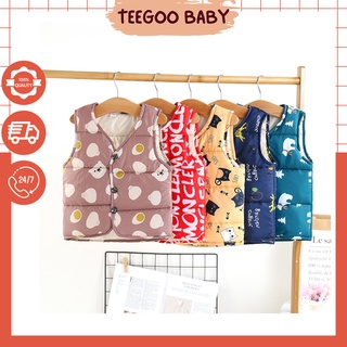Áo phao gi lê cho bé áo phao gile lông vũ siêu nhẹ cho bé trai bé gái size từ 12-23kg