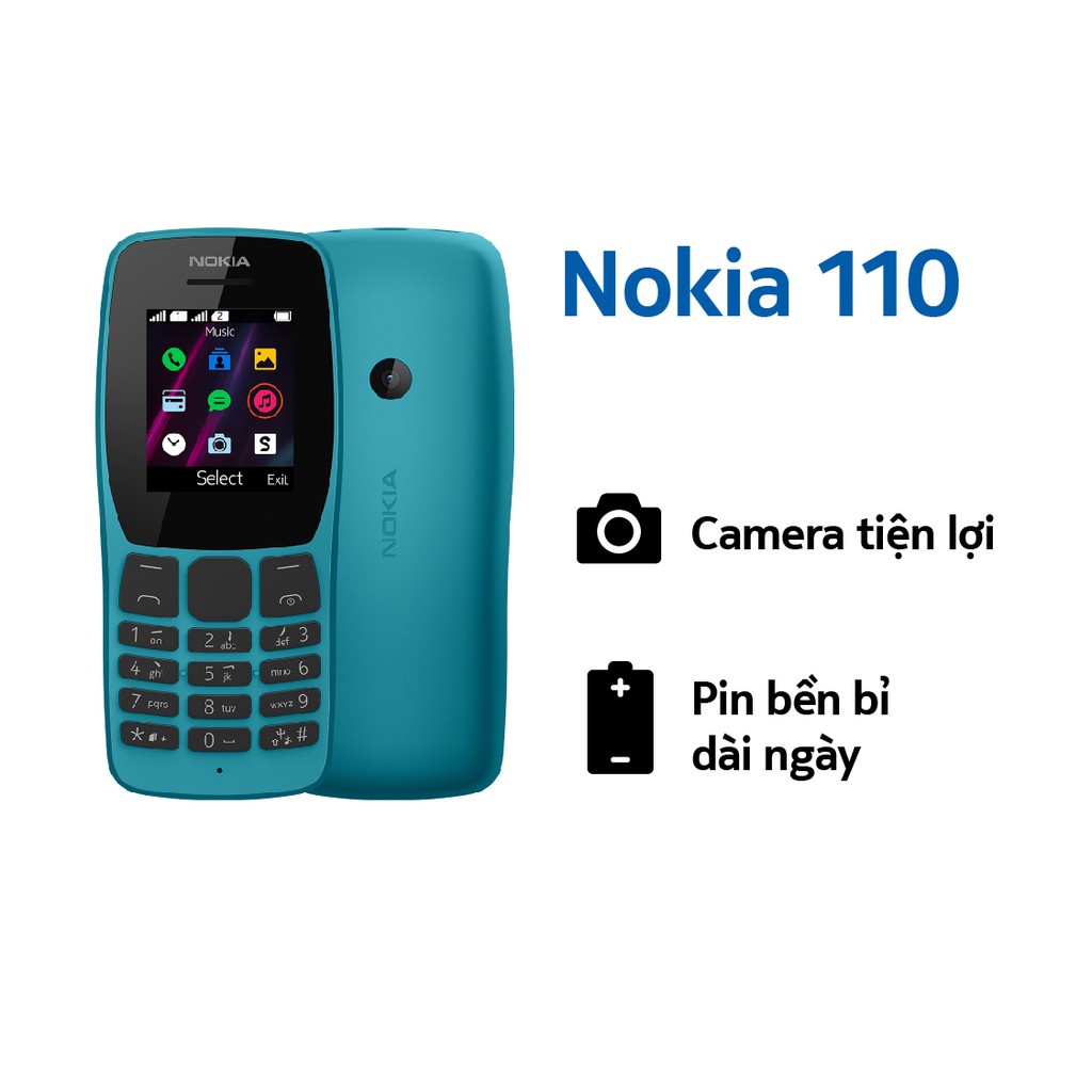 Điện Thoại Nokia 110 Dual Sim (2019) - Hàng Chính Hãng