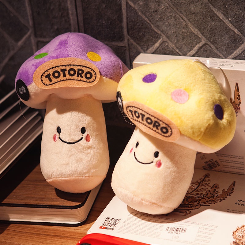 Đồ Chơi Cây Nấm Nhồi Bông Dễ Thương Cho Bé