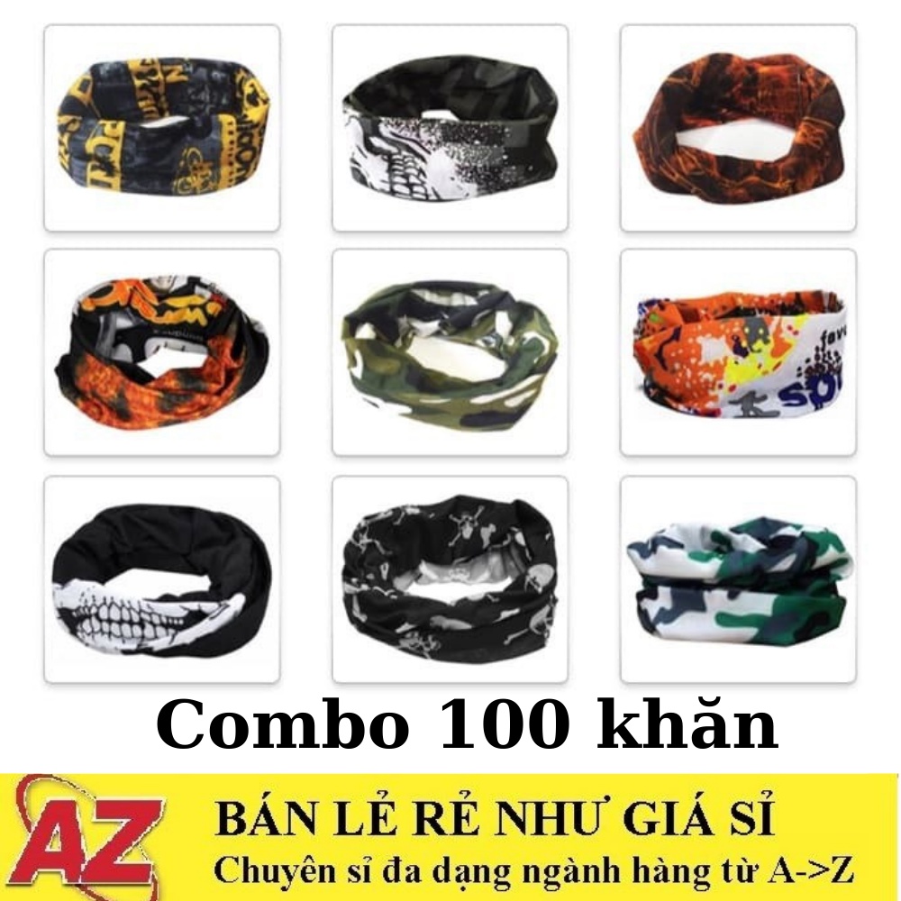 Combo 100 khăn đa năng GIÁ SỈ