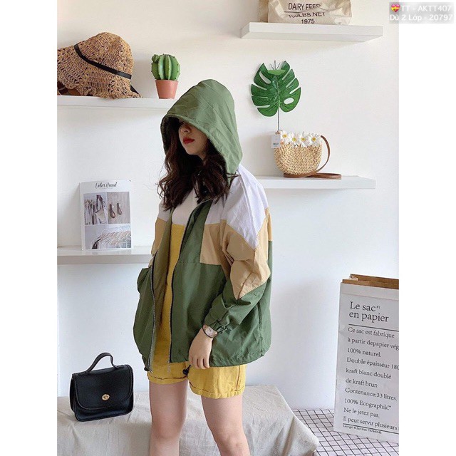 🎆𝐃𝐮̀ 𝟐 𝐋𝐨̛́𝐩🎆 BAC Áo Khoác Dù Phối Kiểu Siêu Hot (Kèm Hình, Video Quay Thật) | BigBuy360 - bigbuy360.vn